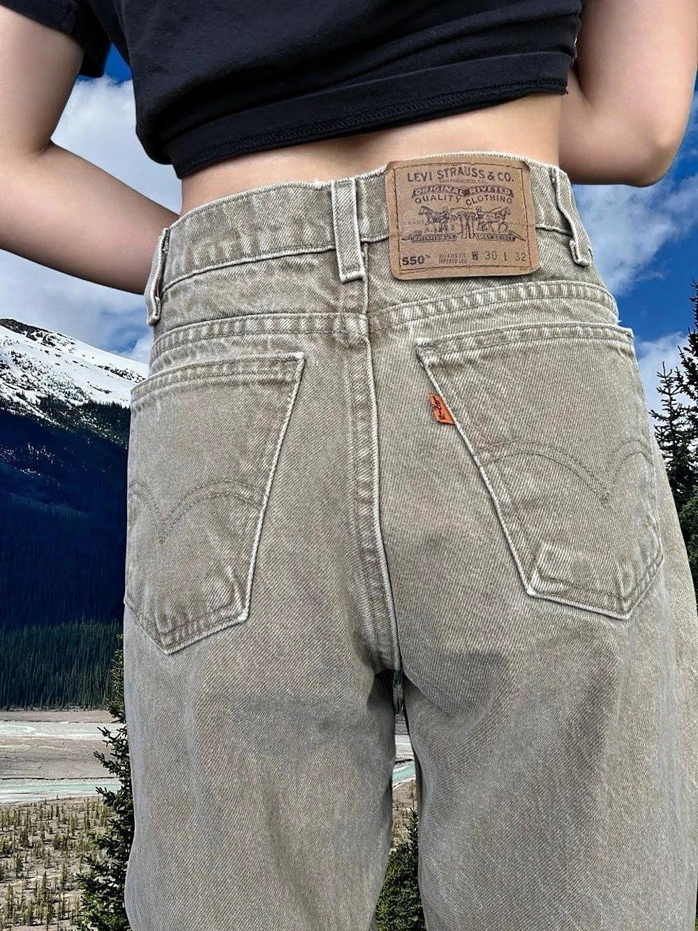 Levi's 501 Straight Leg Jeans Waist 30 x 32 Brown